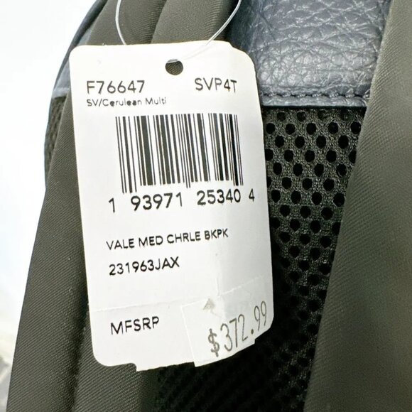 COACH F76647 VALE BACKPACK IN CERULEAN MULTI - Picture 6 of 6